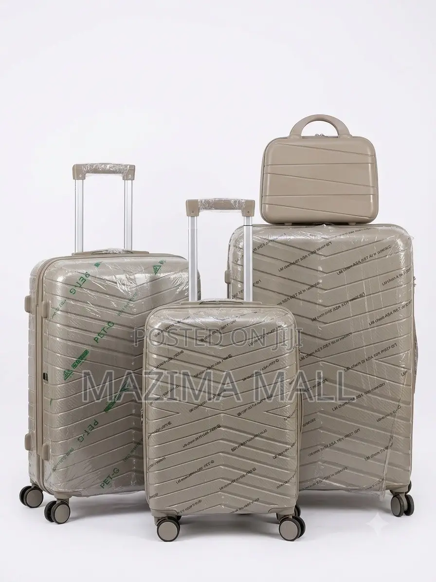 Rubber Suitcases 4 Pieces Set