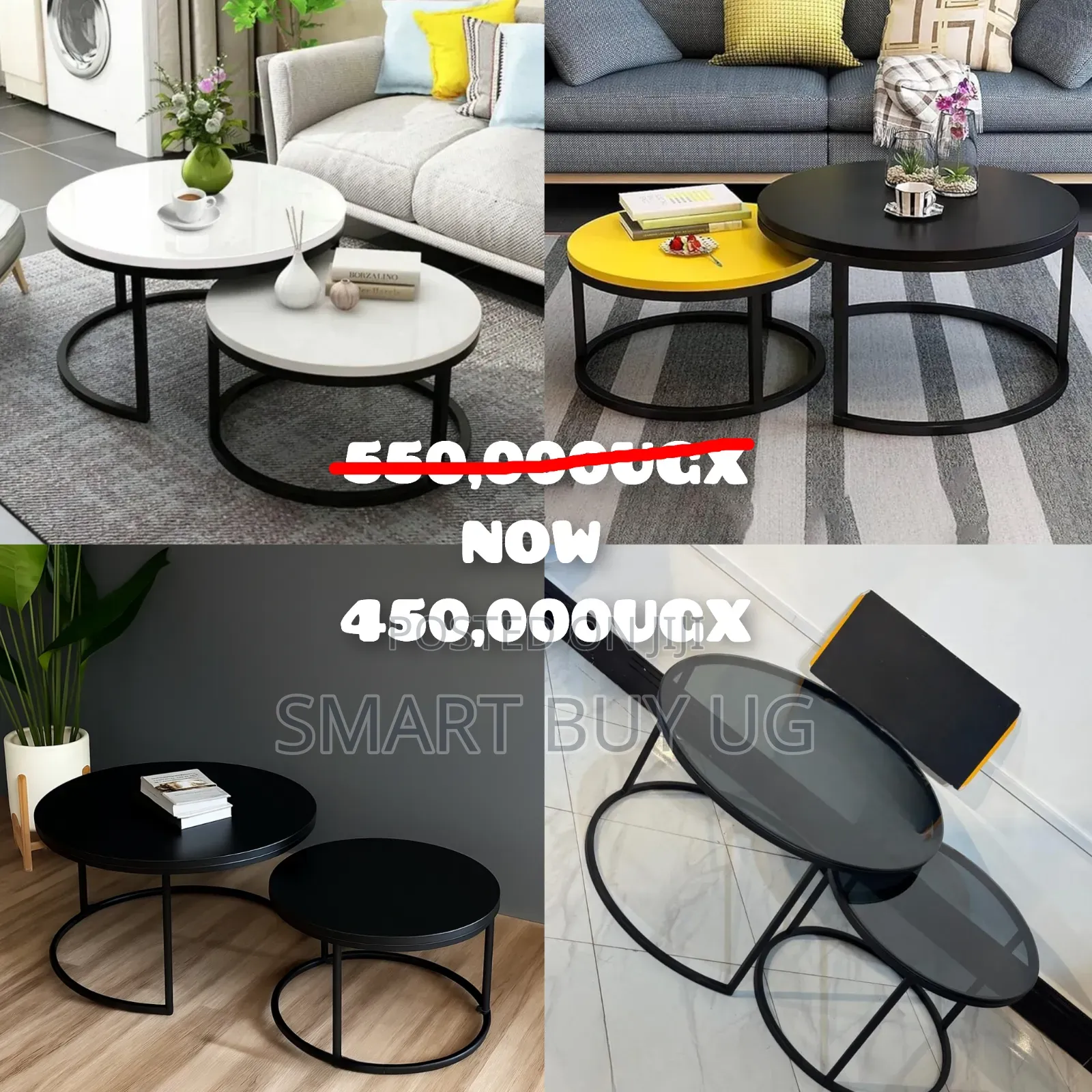 Compact Coffee Table – Small Living Room – Modern Design