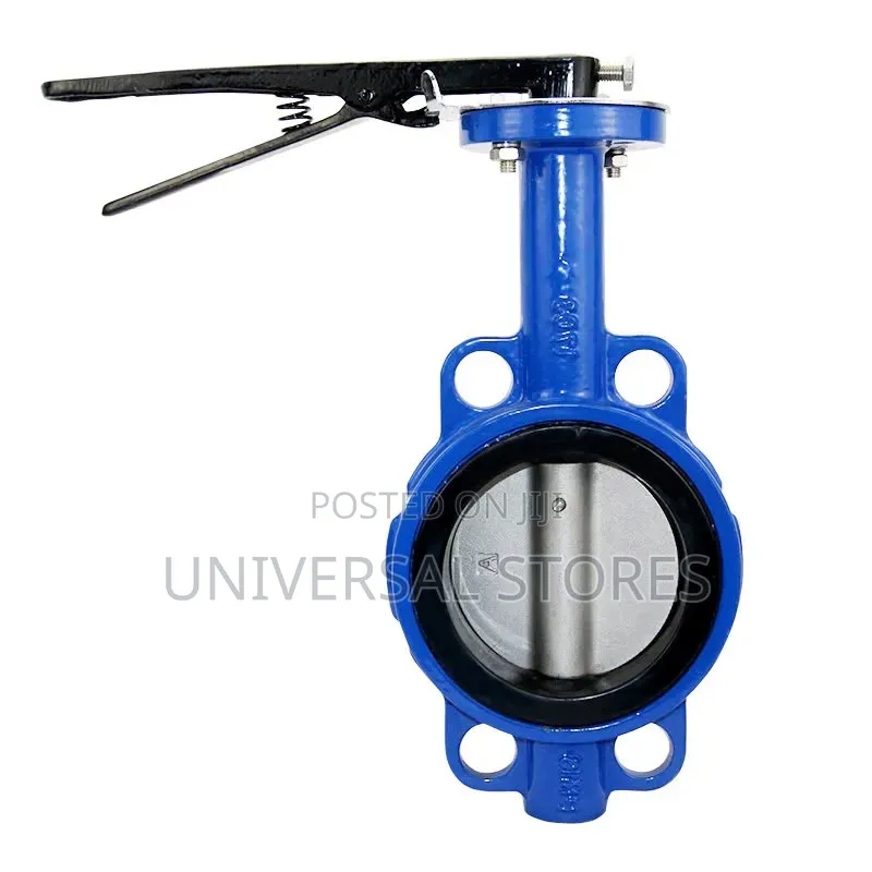 Blue Wafer Butterfly Valve