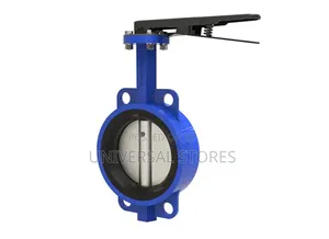 Blue Wafer Butterfly Valve