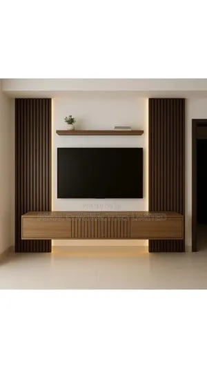 TV Stands/Imelda Wall Unit TV Stands in Any Customization 1,700,000/-
