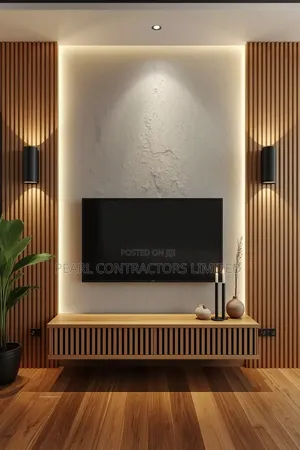 TV Stands/Imelda Wall Unit TV Stands in Any Customization 1,700,000/-