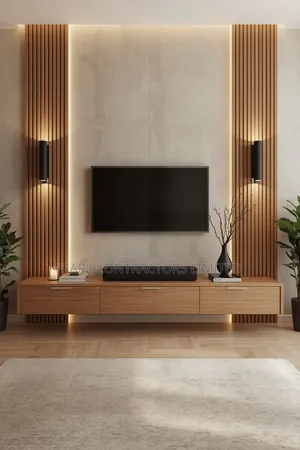 TV Stands/Imelda Wall Unit TV Stands in Any Customization 1,700,000/-