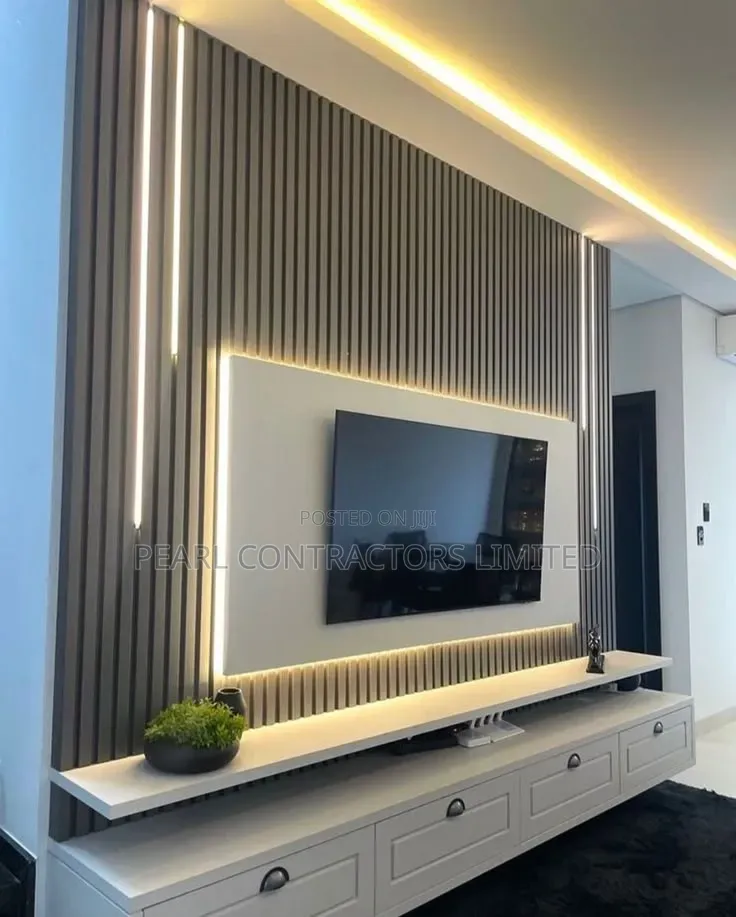 TV Stands/Modern Wall Unit TV Stands in Any Customization 2,000,000/-