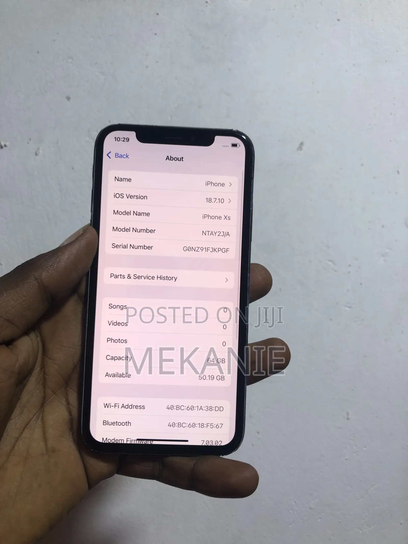Apple iPhone XS 64 GB Blue