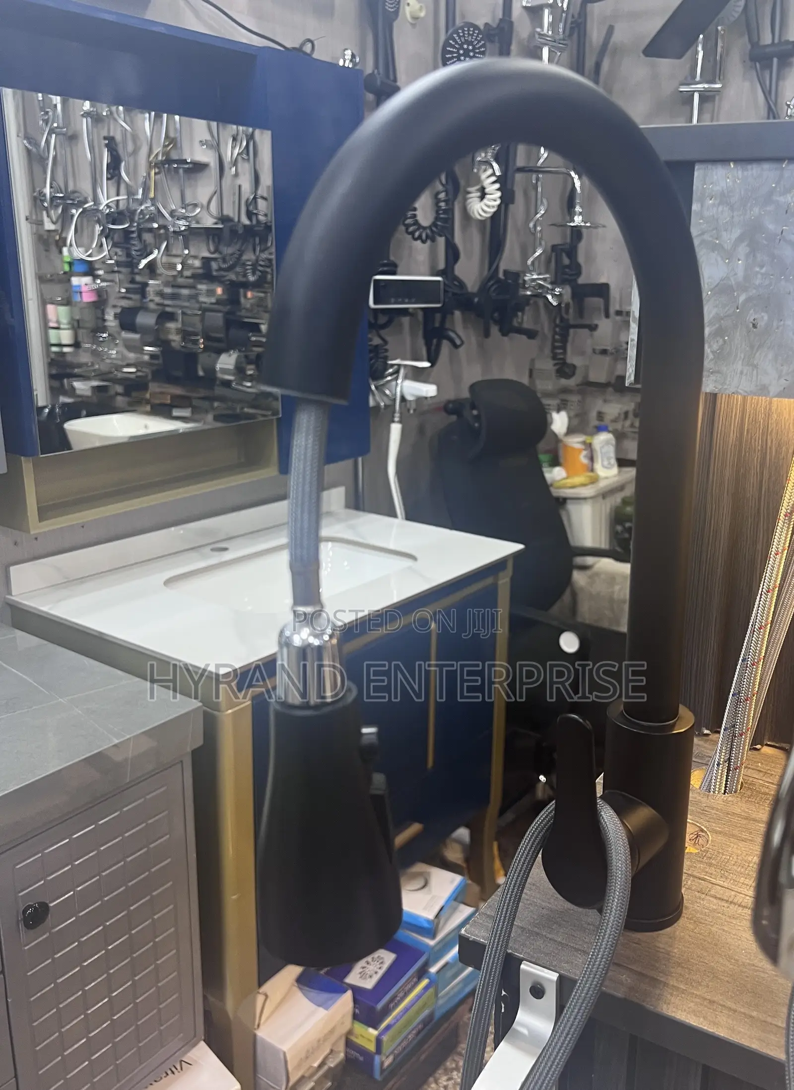 Flexible Sink Mixer Tap(black)