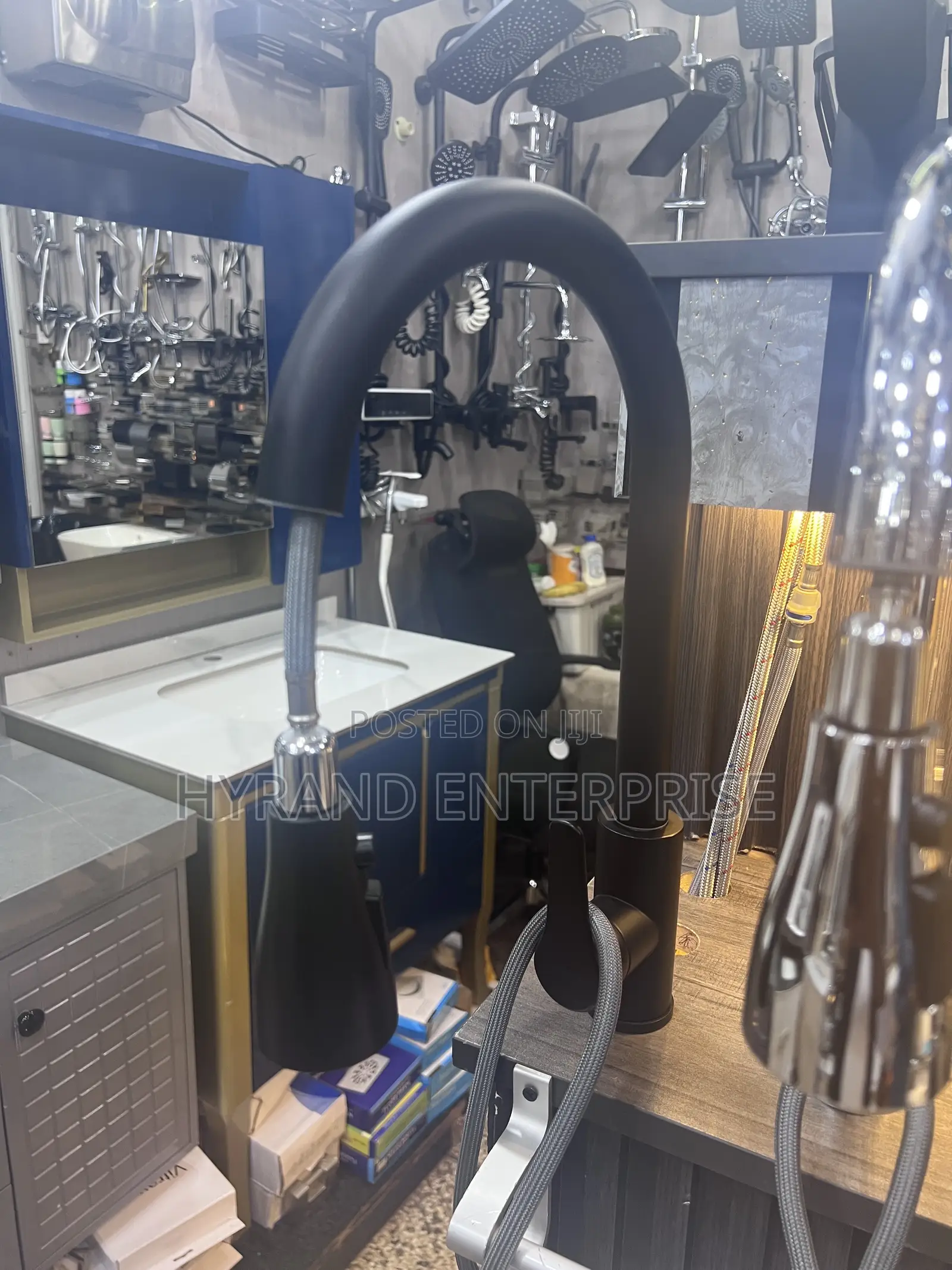 Flexible Sink Mixer Tap(black)