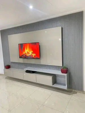 TV Stands/Fluted Wall Unit TV Stands in Any Customization 2,500,000/-