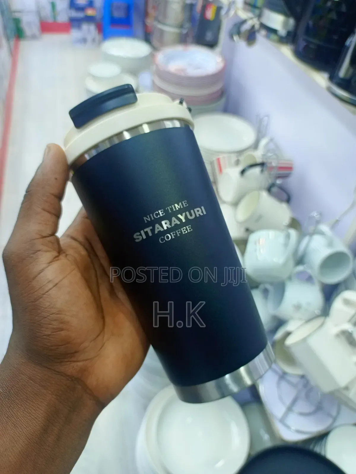 NiceTime Sitarayuri Coffee Vacuum-Insulated Stainless Steel Travel Mug
