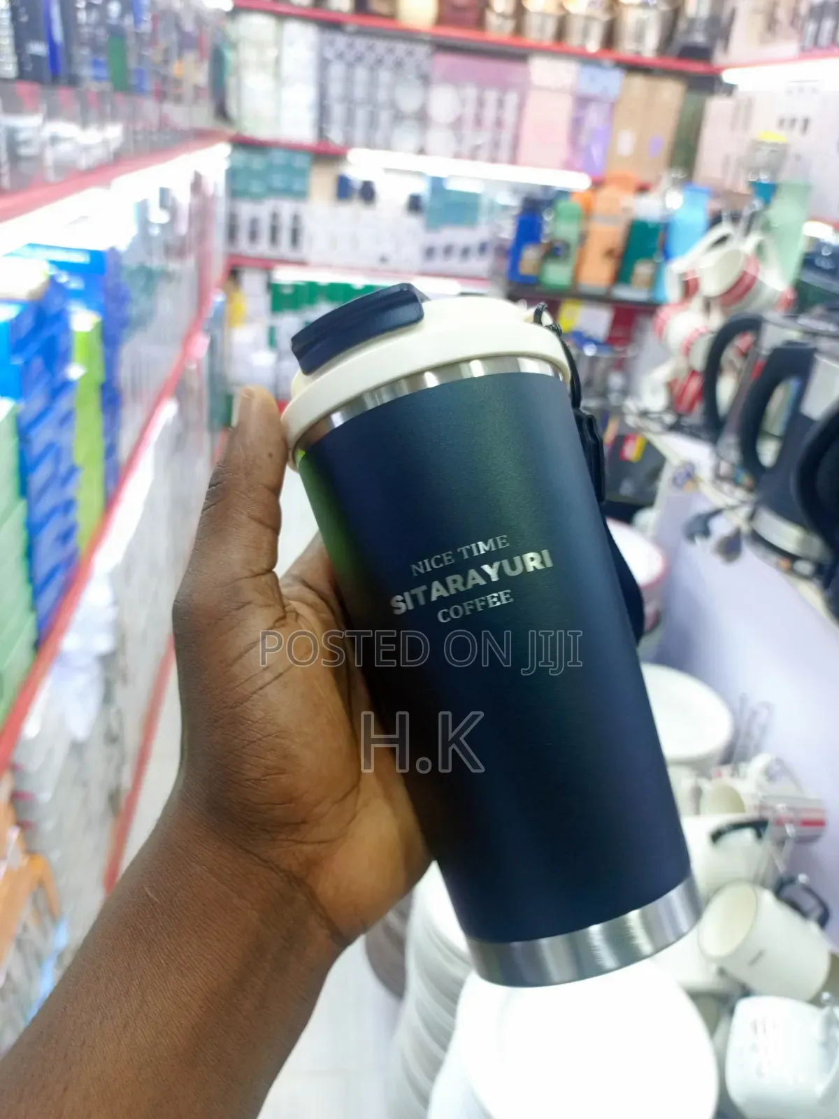 NiceTime Sitarayuri Coffee Vacuum-Insulated Stainless Steel Travel Mug