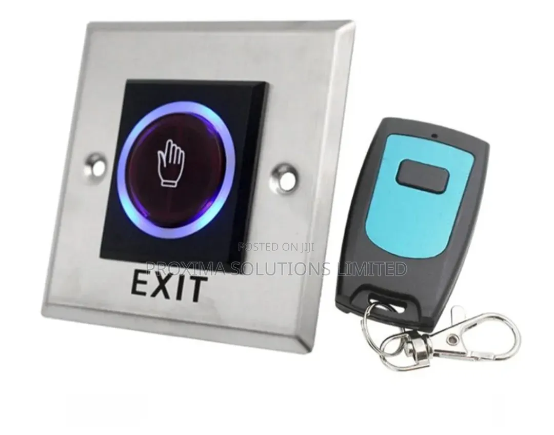 No Touch Exist Button With Wireless Remote