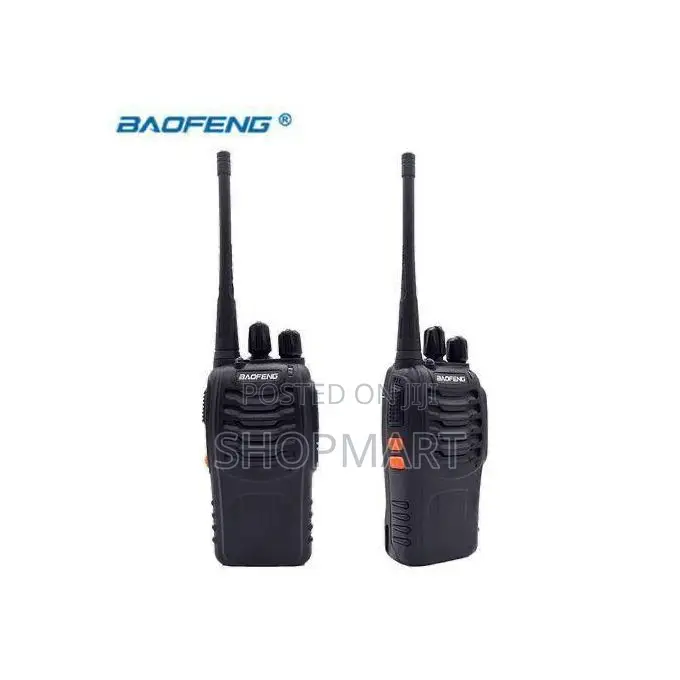 Baofeng Radio Call Walkie Talkie Two-Way Radio Pair - Black