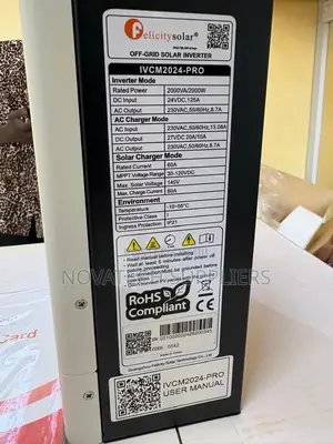 Felicitysolar 2kVA/2kW 24V Solar Inverter – 145V PV