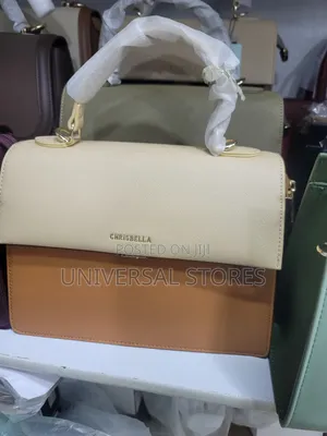 Two-Tone Chrisbella Top-Handle Handbag