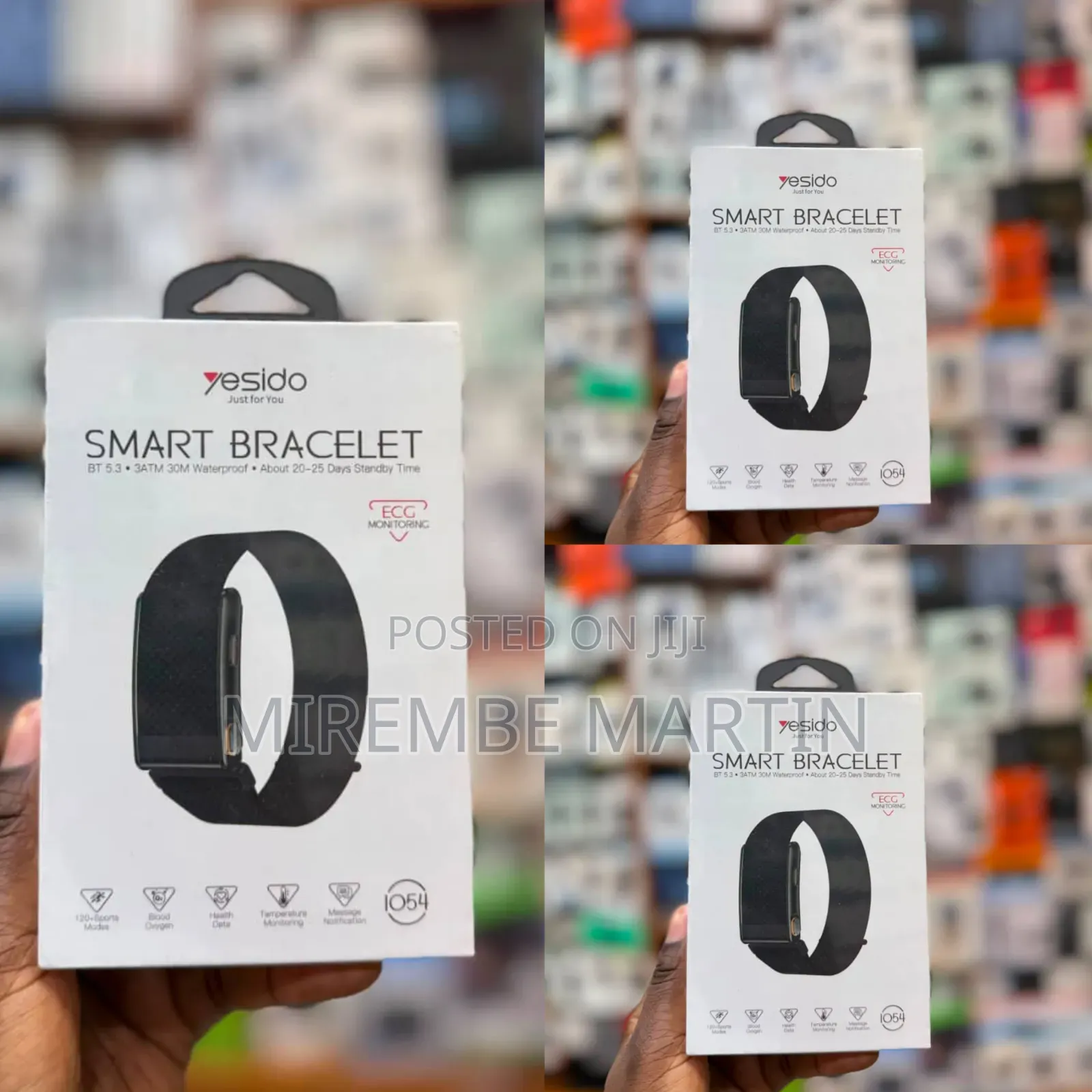 Yesido IO54 Smart Bracelet, Featuring Asleek, Screenless Fitness Track
