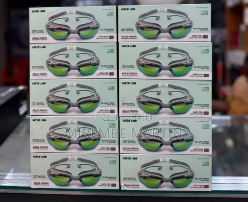 Green Lion AquaVision Pro Waterproof Swimming Goggles