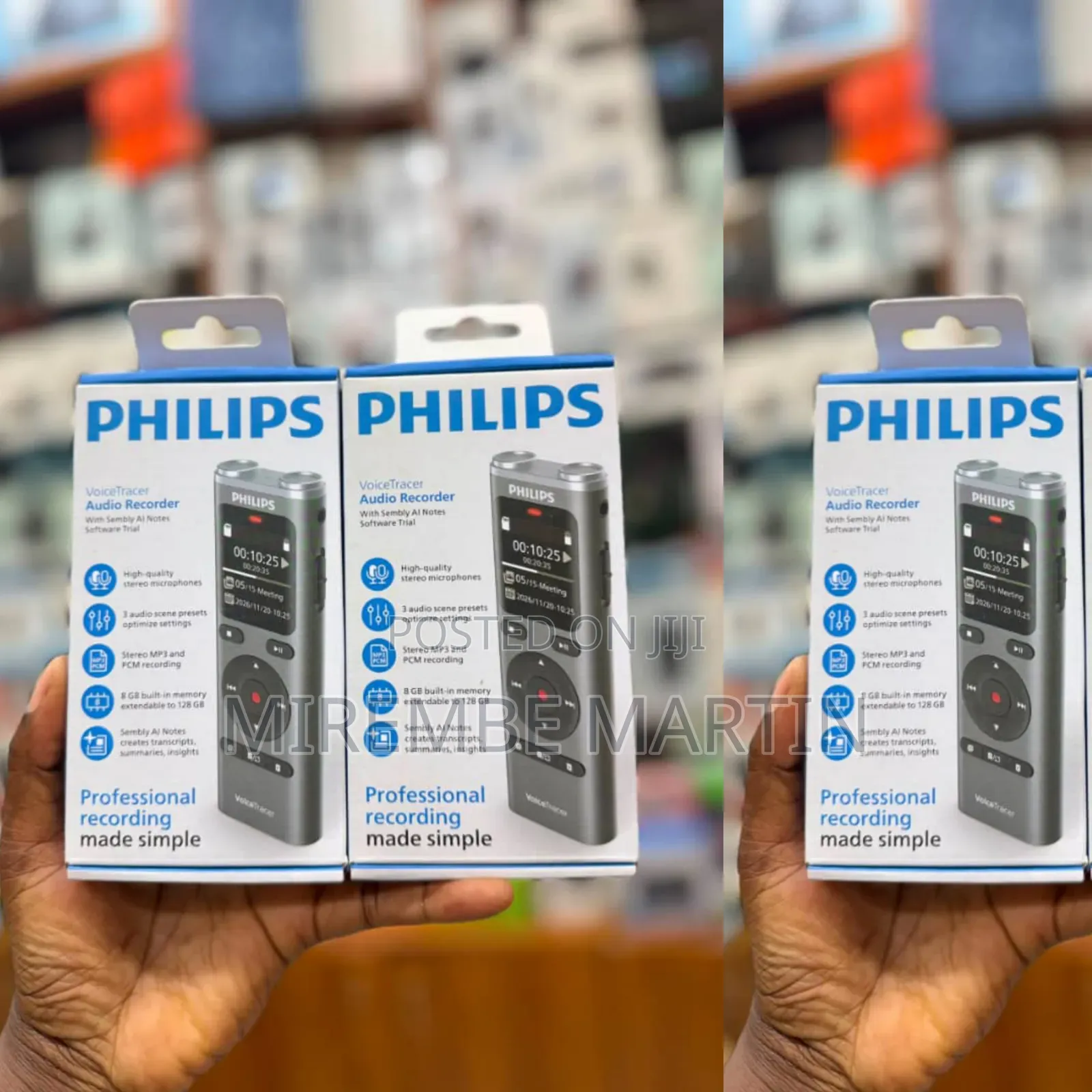 Philips VoiceTracer DVT2075 Digital Audio Recorder