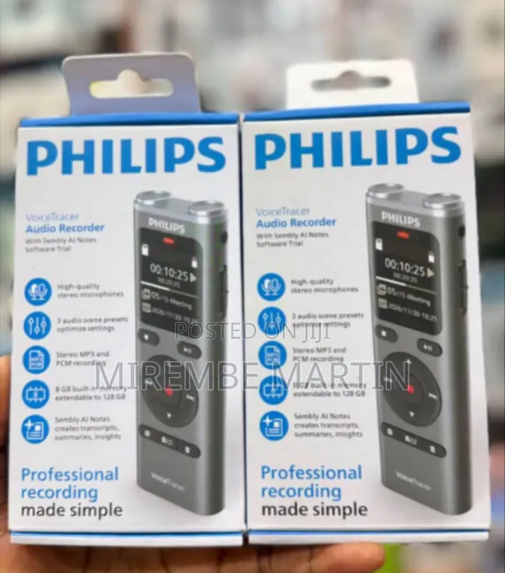 Philips VoiceTracer DVT2075 Digital Audio Recorder