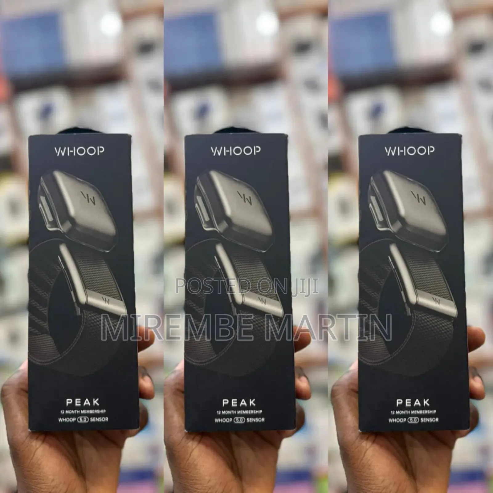 WHOOP Peak 5.0 Sensor, a 24/7 Health and Fitness