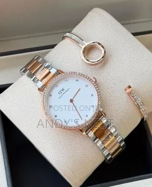 D.W Ladies Watch With a Bangle