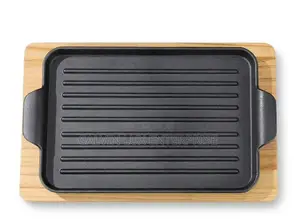 Cast Iron Sizzling Grill Plate