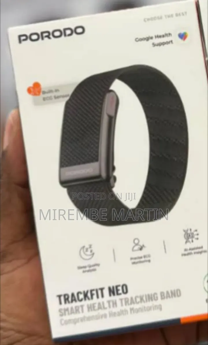 Porodo TrackFit Neo Smart Health Tracking Band With Built in ECG