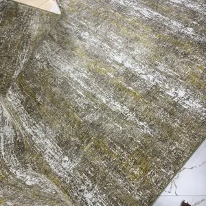 Serge Green and Gold Rug