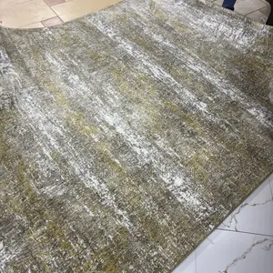 Serge Green and Gold Rug