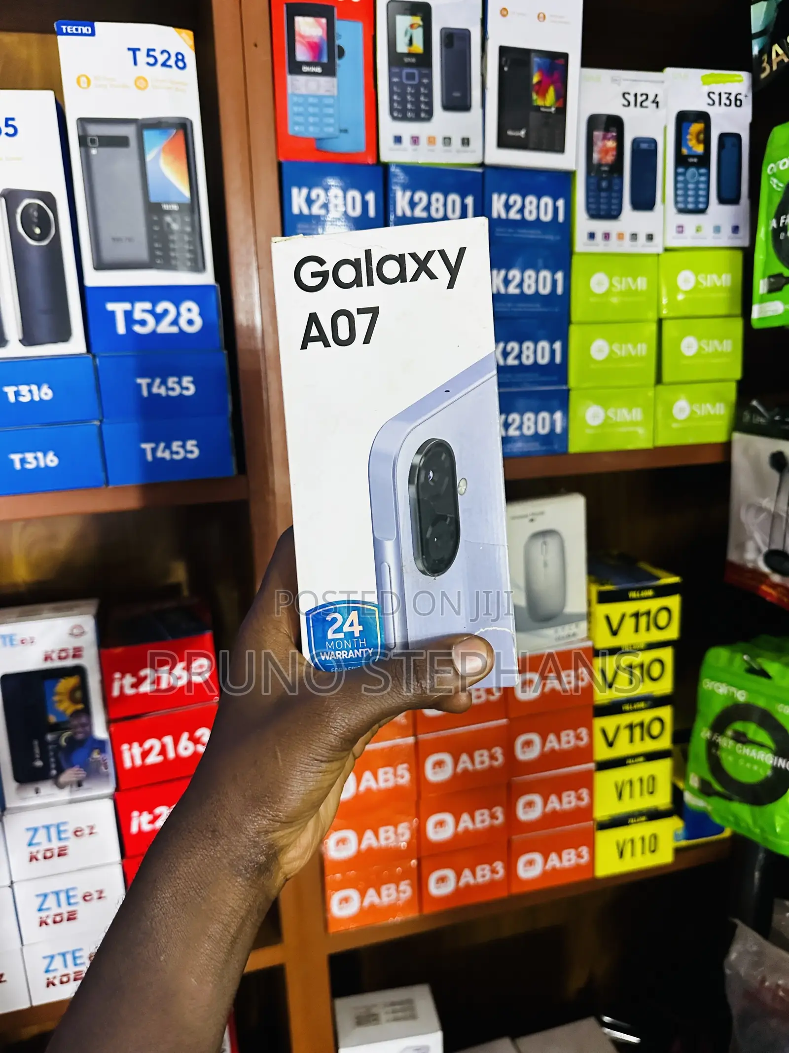 New Samsung Galaxy A07 128 GB Pink