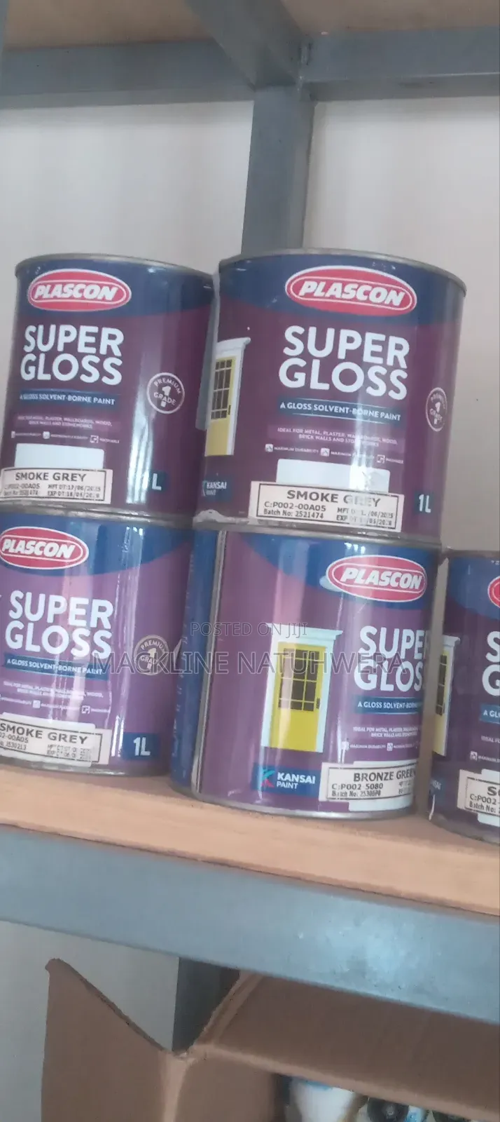 Plascon Super Gloss Smoke Grey 1L