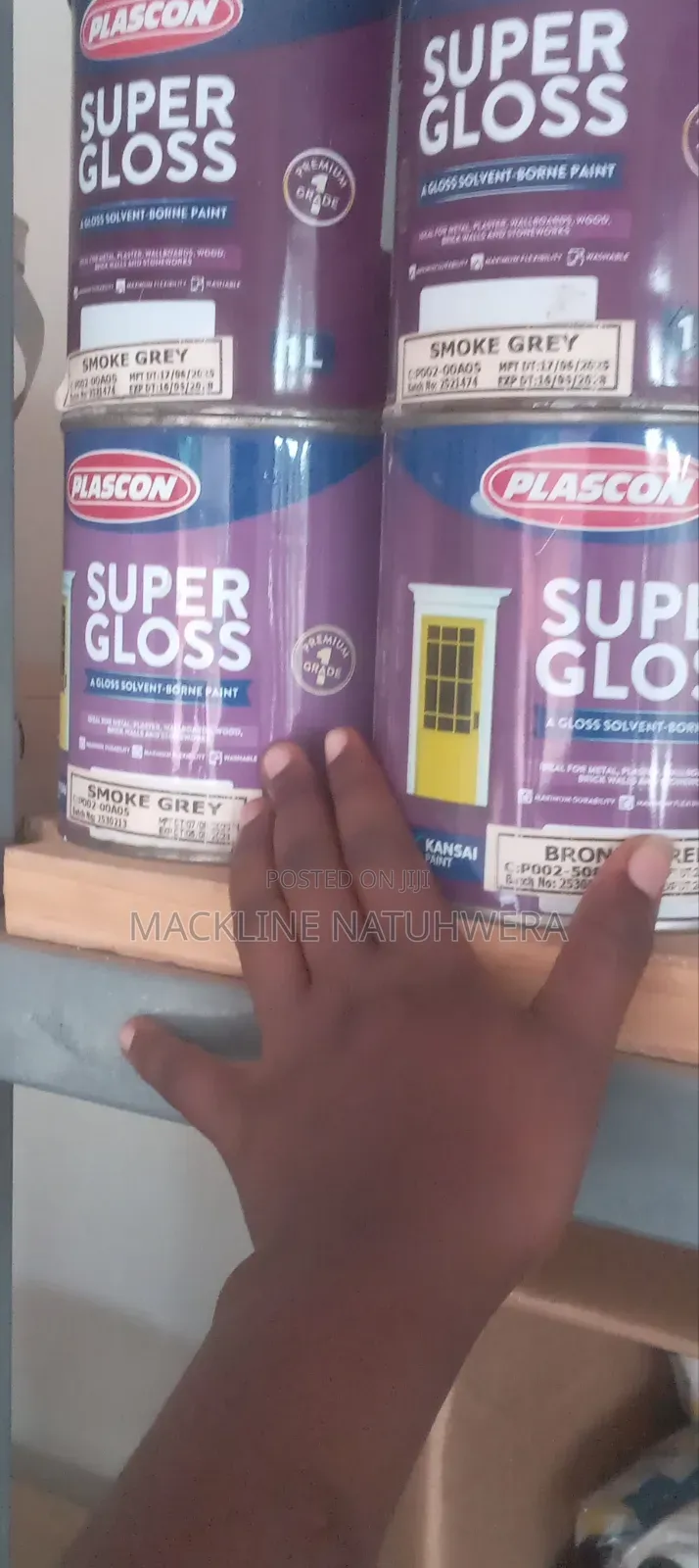 Plascon Super Gloss Smoke Grey 1L