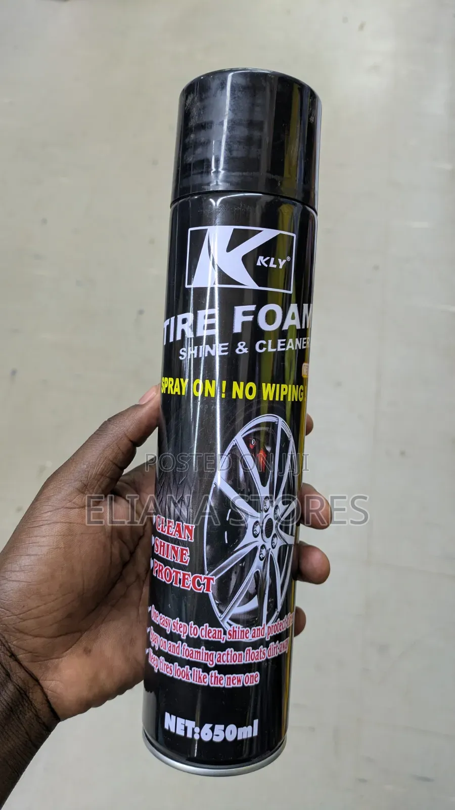 Kly Tire Foam Shine Cleaner