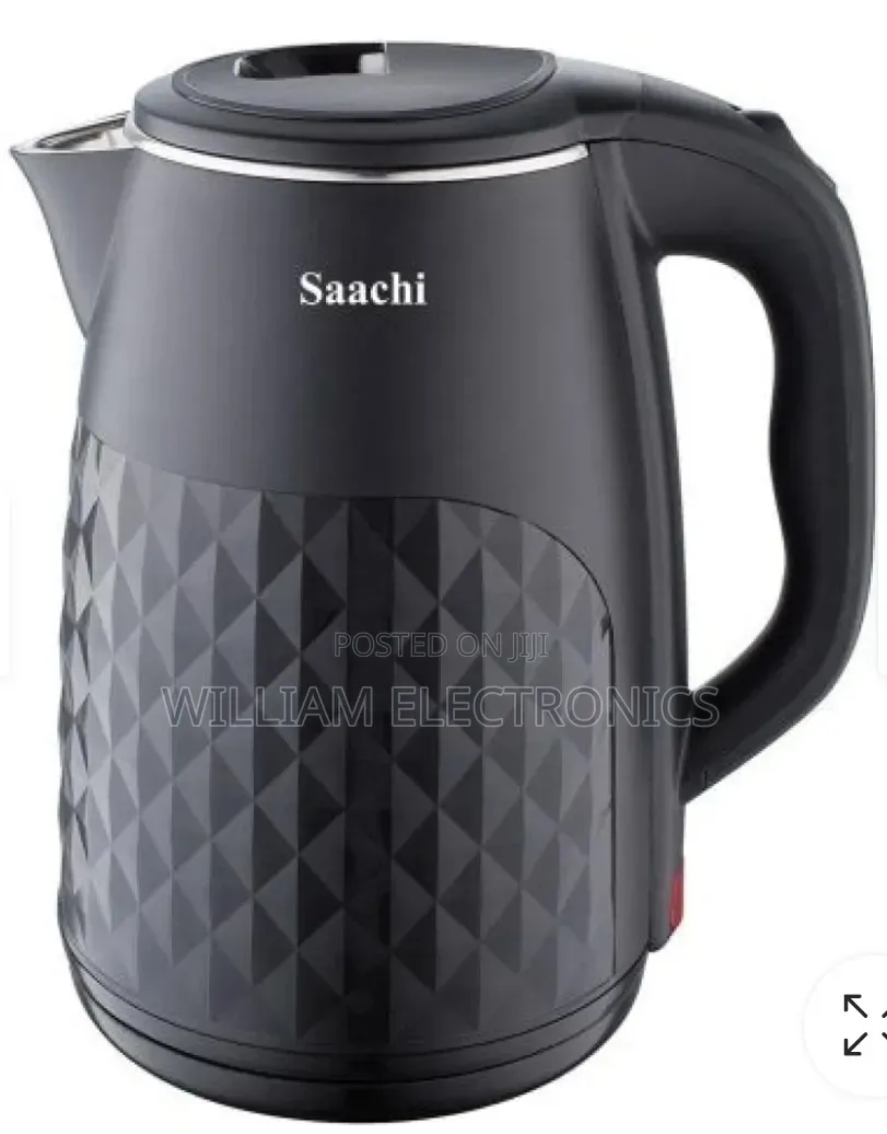Black Saachi Electric Kettle 2.3l/1500w Electric Kettle
