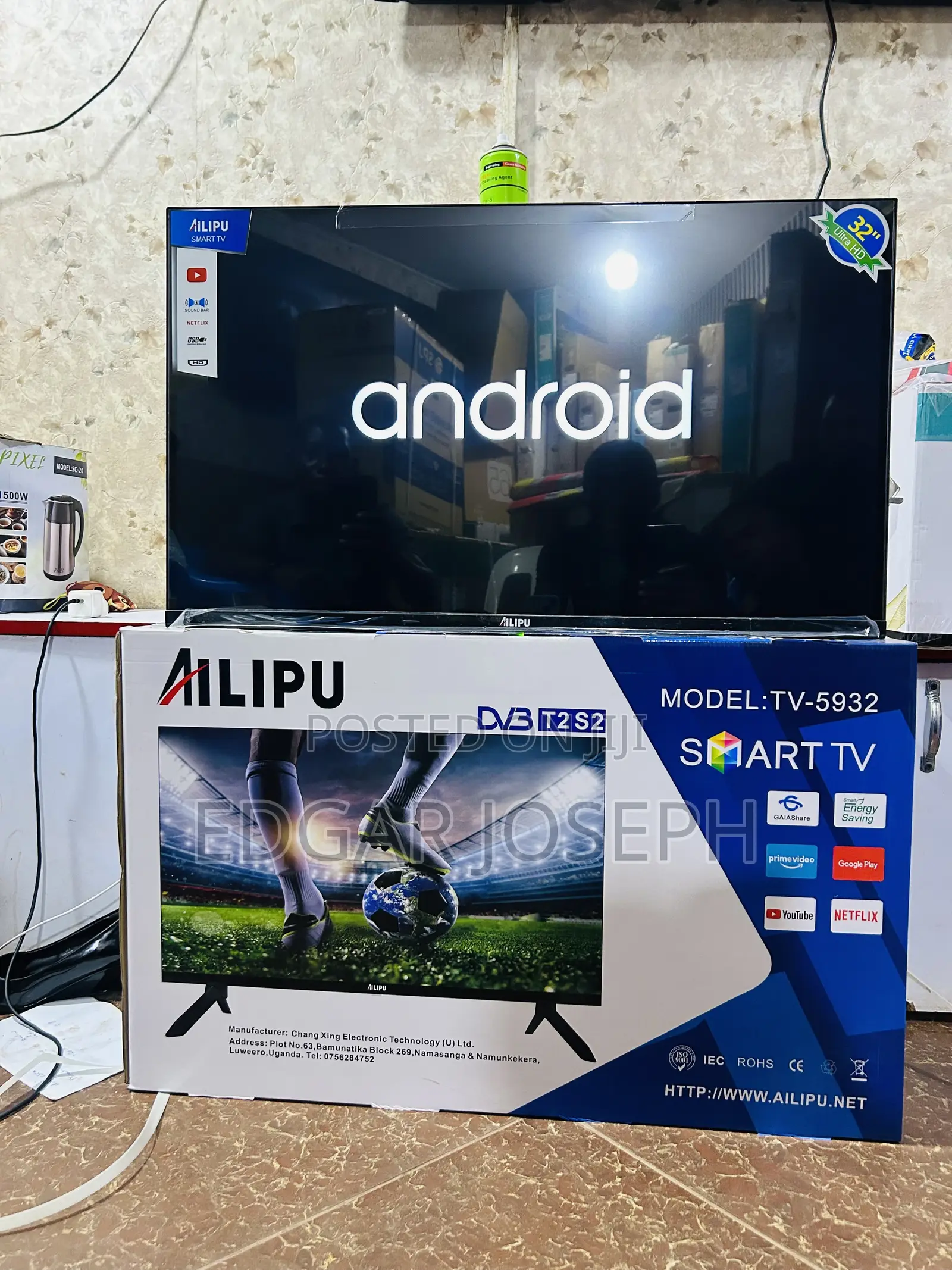 Alipu 32 UHD Smart TV With Bluetooth