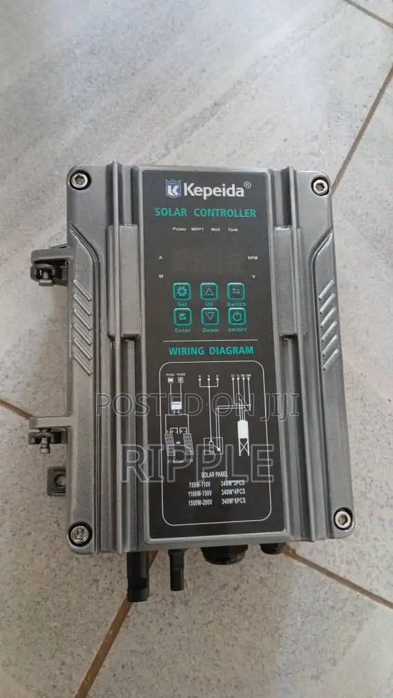 Solar Water Pump for Borehole 50–75m Head 250W 1200l/H