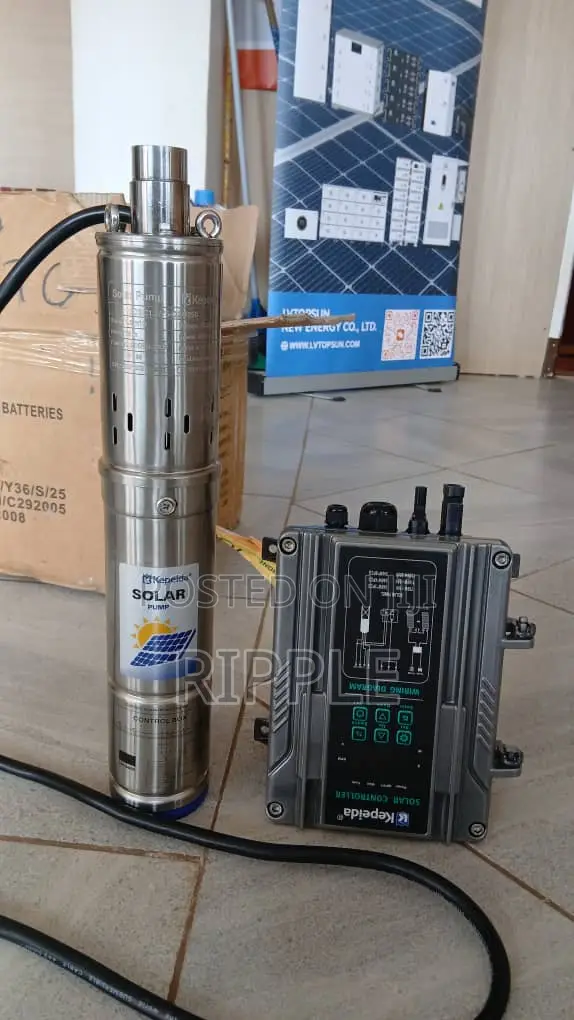 Solar Water Pump for Borehole 50–75m Head 250W 1200l/H