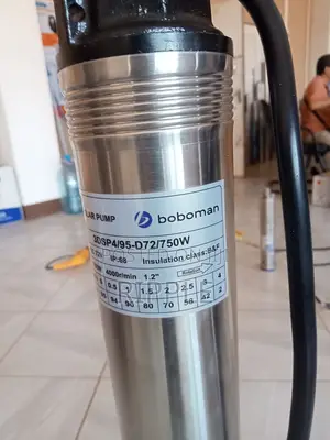 750W Solar Borehole Water Pump 95m Head 4,000l/H | 72V DC