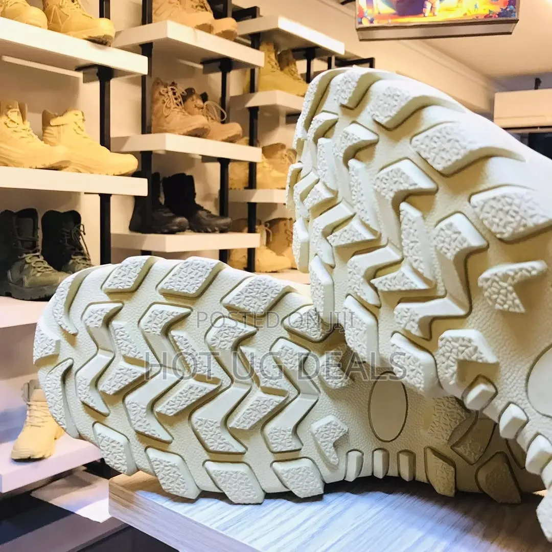 AS33 Tactical Outdoor Combat Boots - Desert Khaki | Hiking Footwear