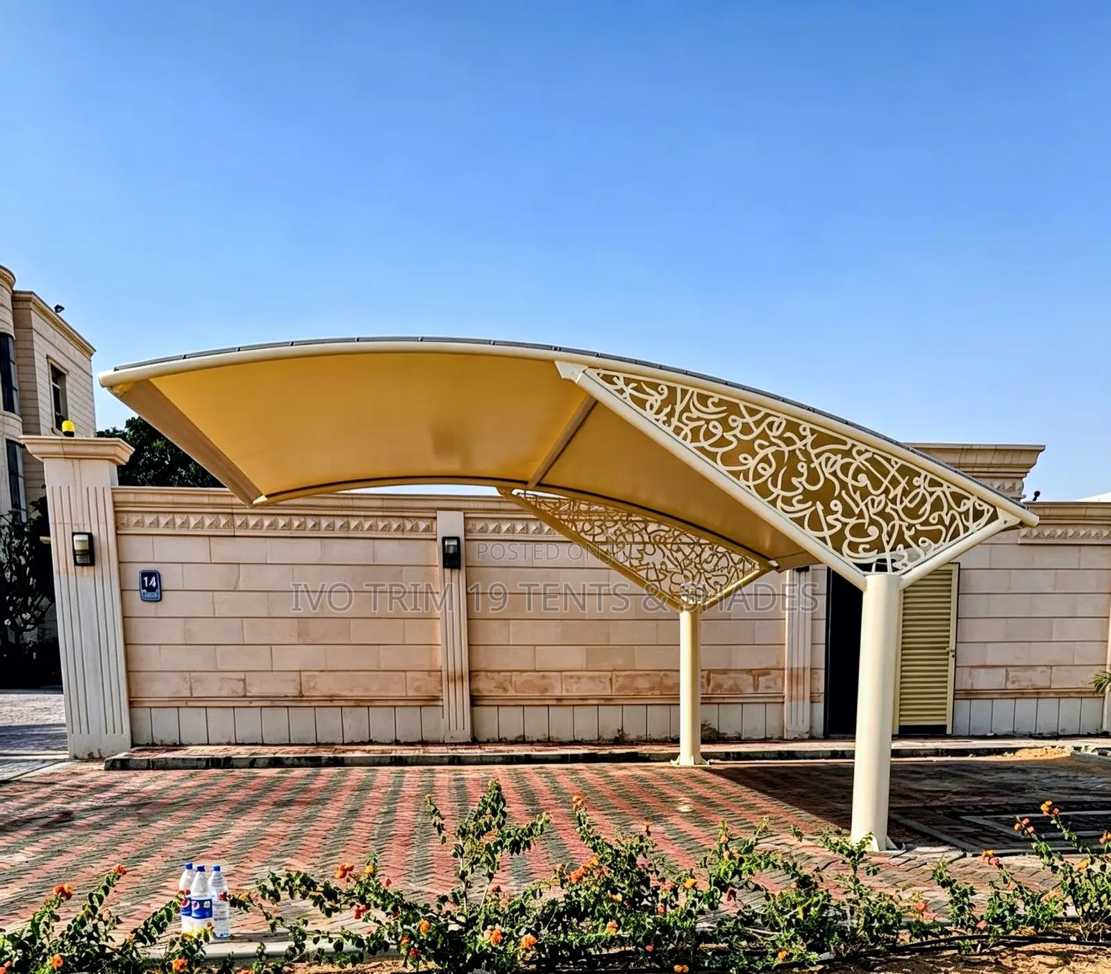 Exterior Architectural Shade Parking Cover Structure