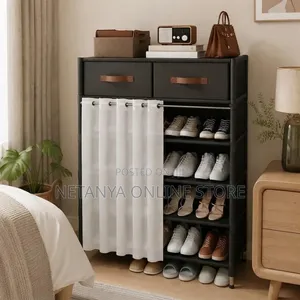 Shoe Cabinet With Dust Proof and Drawers