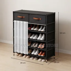 Shoe Cabinet With Dust Proof and Drawers