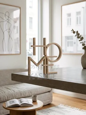 HOME Sign Sculpture