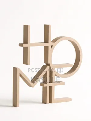 HOME Sign Sculpture