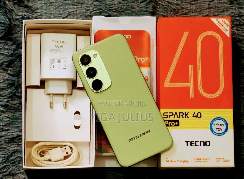 New Tecno Spark 40 Pro+ 256 GB Green