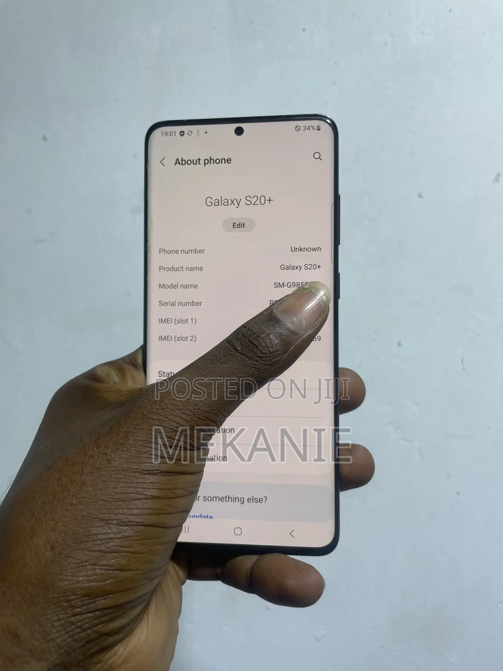 Samsung Galaxy S20+ 128 GB Black