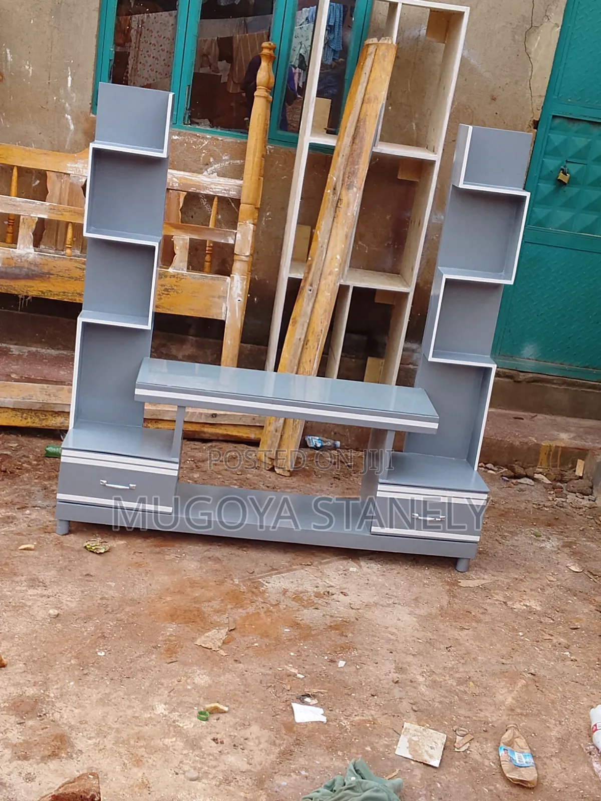 Gray Light Stand