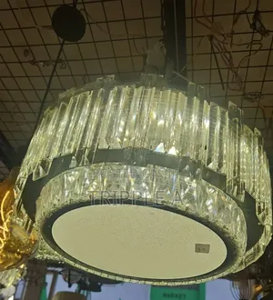 A Modern Round Crystal Ceiling Chandelier
