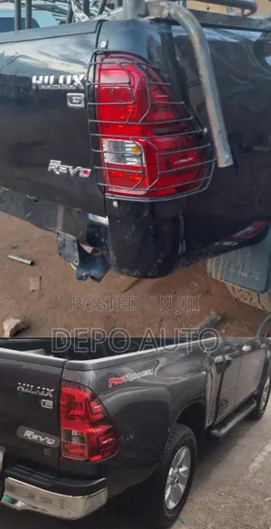 Rear Lamp Guard Hilux Revo