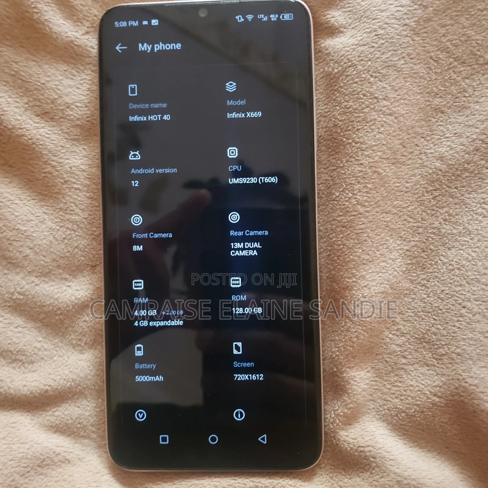 Infinix Hot 30i 128 GB Yellow