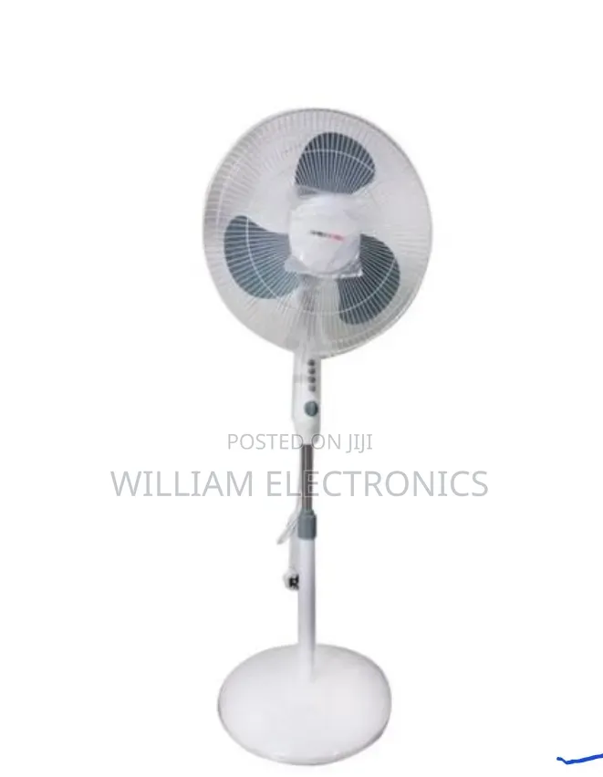 Mewe White Stand Fan With a Durable Design/16inch Stand Fan